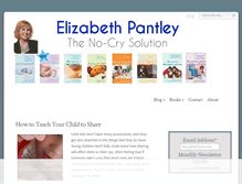 Tablet Screenshot of elizabethpantley.com